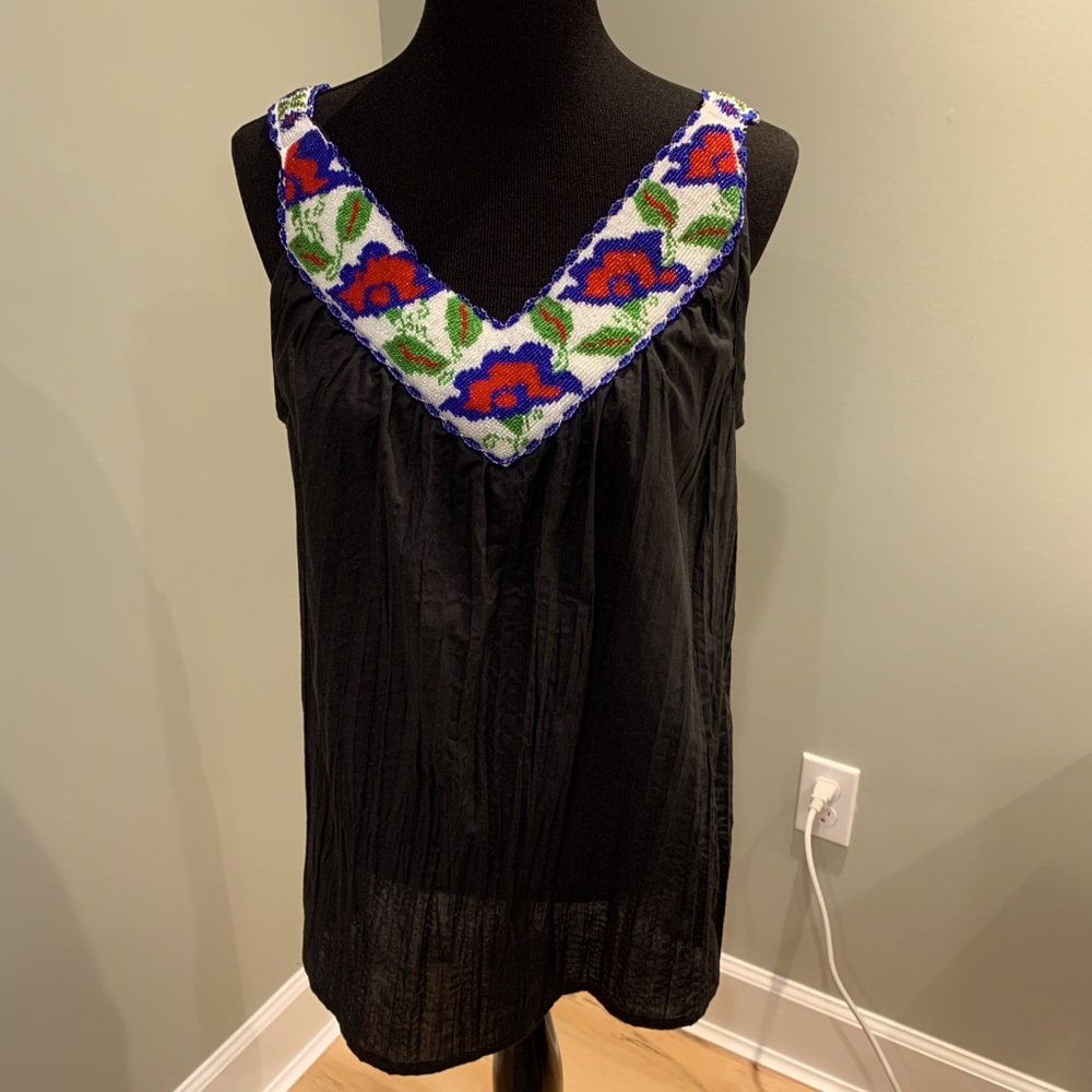Consuela linen sleeveless top—absolutely gorgeous